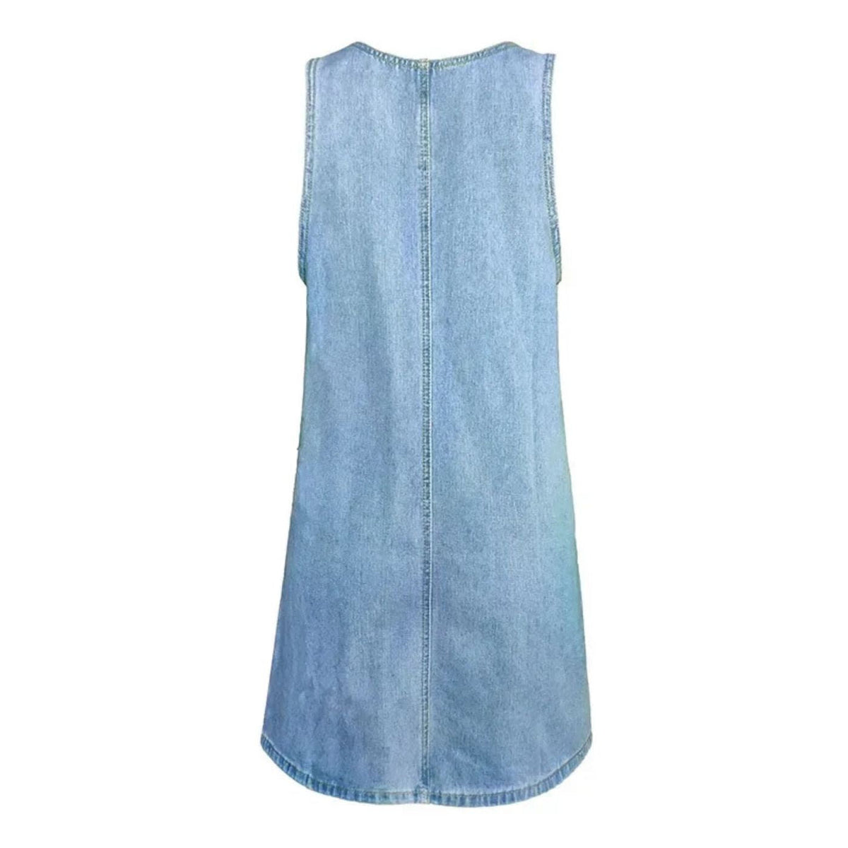 Frances | Mouwloze Denim Jurk