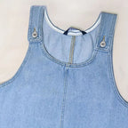Frances | Mouwloze Denim Jurk