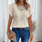 Judith | Elegante Blouse met Kantdetail