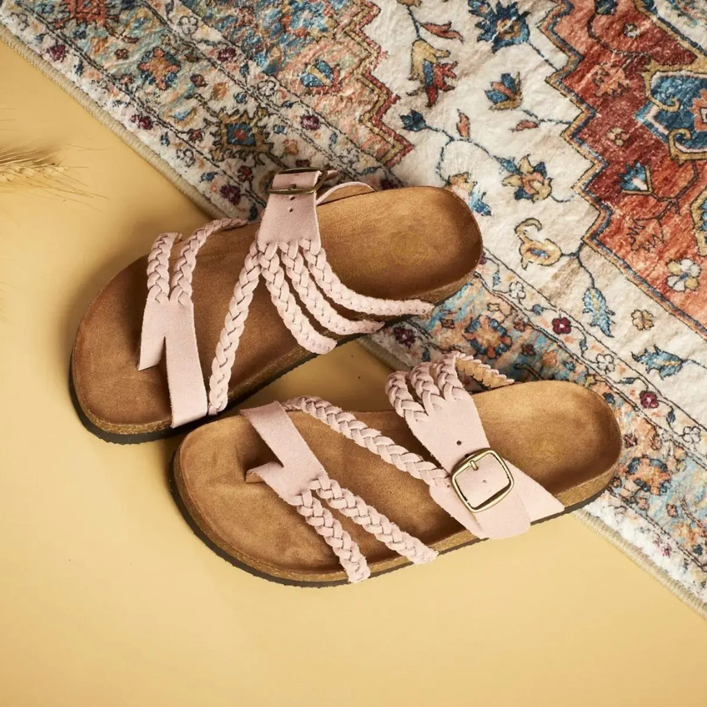 Meredith | Vlecht Comfort Sandalen