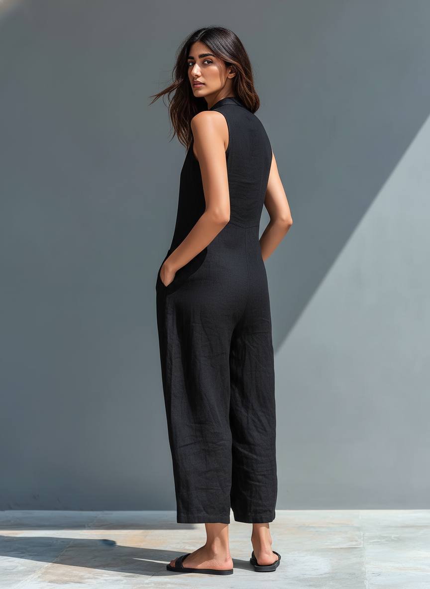 Lallie™ Elegante Mouwloze Jumpsuit
