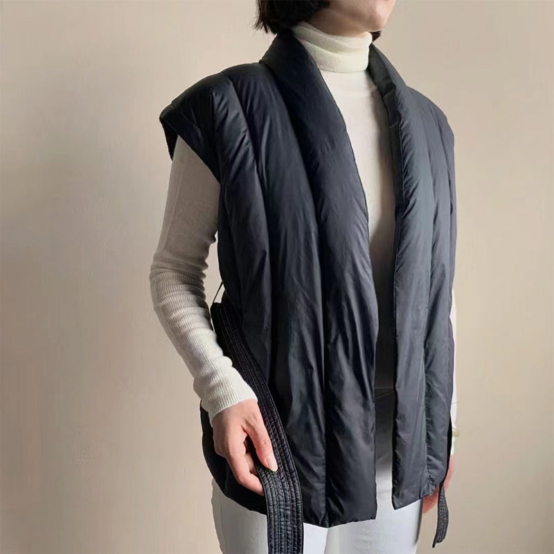 Cherry™ Zachte Geknoopte Puffer Vest