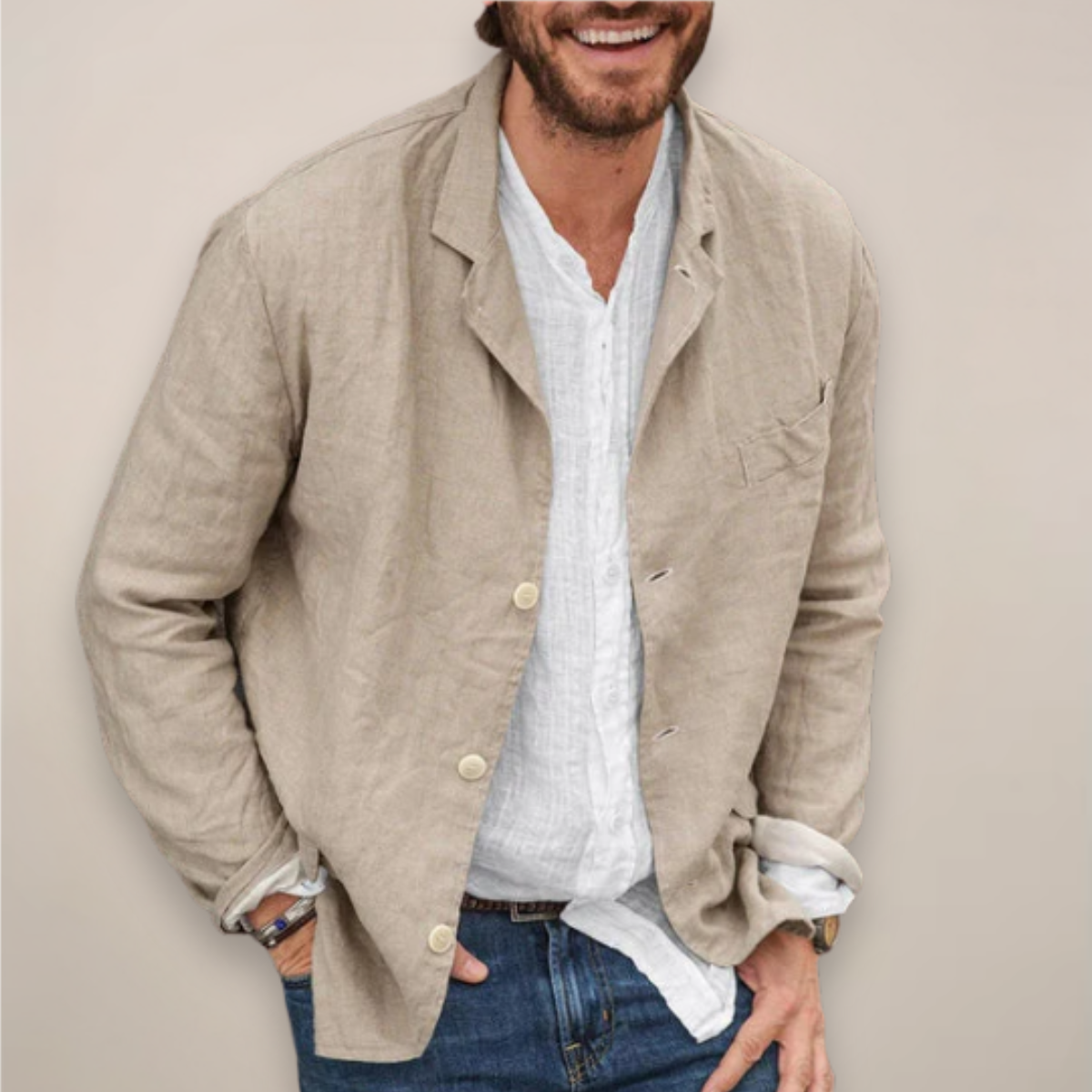 Marcus | Relaxed Lichtgewicht Zomer Blazer