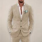 Rhett | Verfijnd Effen Tweedelig Set