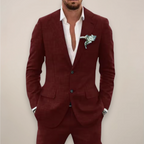 Rhett | Verfijnd Effen Tweedelig Set
