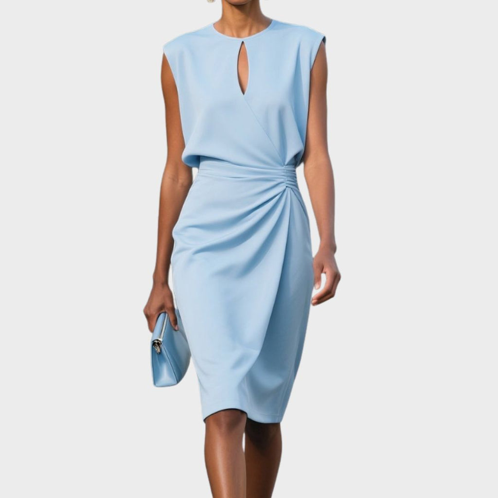 Laurena | Elegante Vloeiende Midi Jurk
