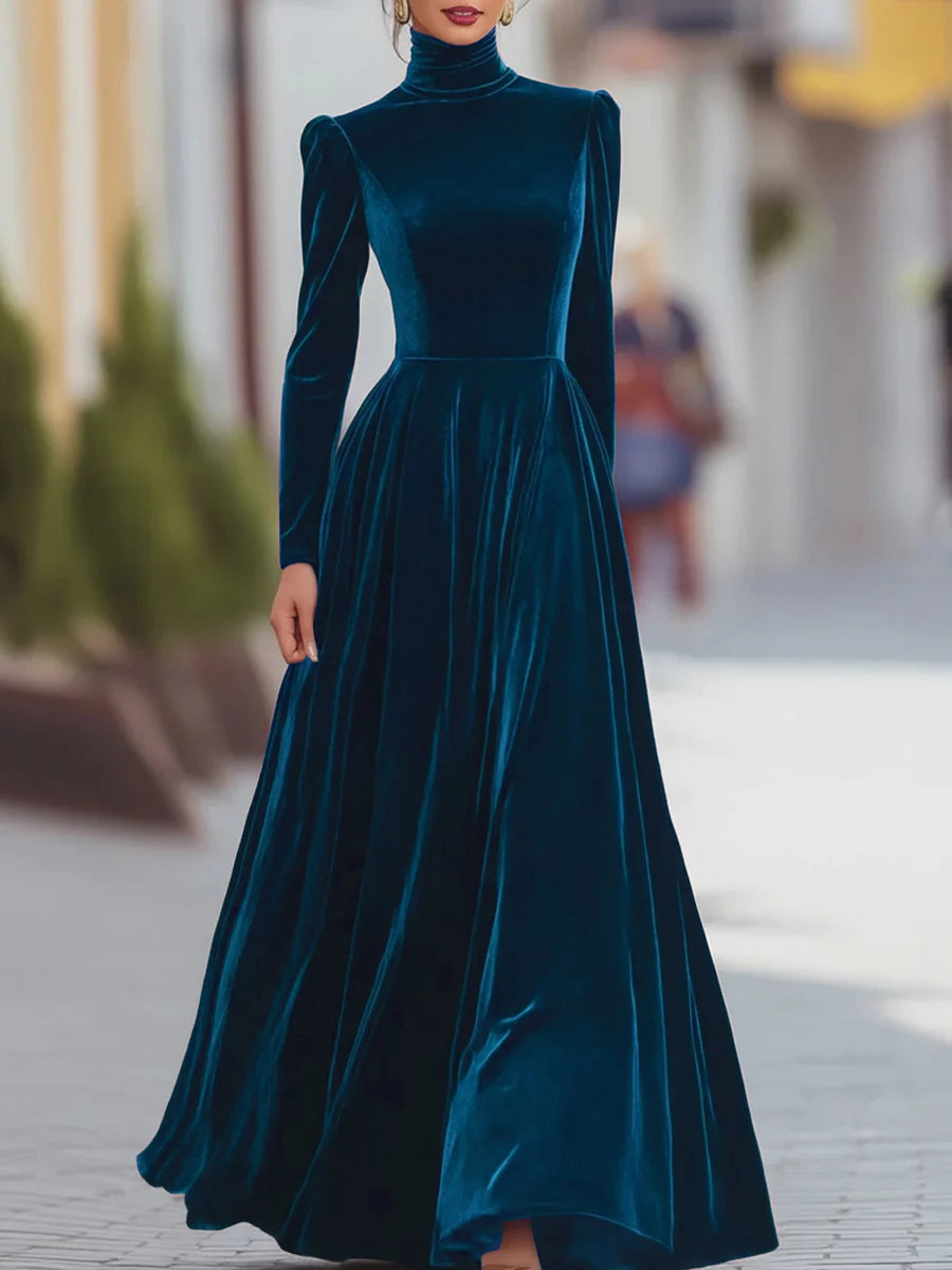 Terrie™ Elegante Fluwelen Jurk