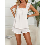 JOANNA | RUFFLE TRIM LOUNGE SET