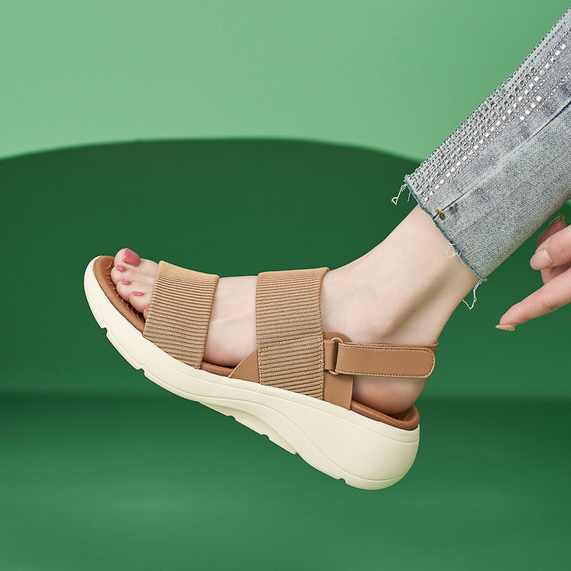 LILY | GEKNITTE GEVOERDE ORTHOPEDISCHE SANDALEN