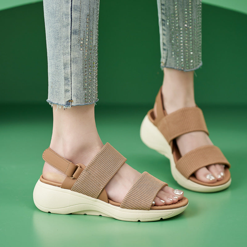 LILY | GEKNITTE GEVOERDE ORTHOPEDISCHE SANDALEN