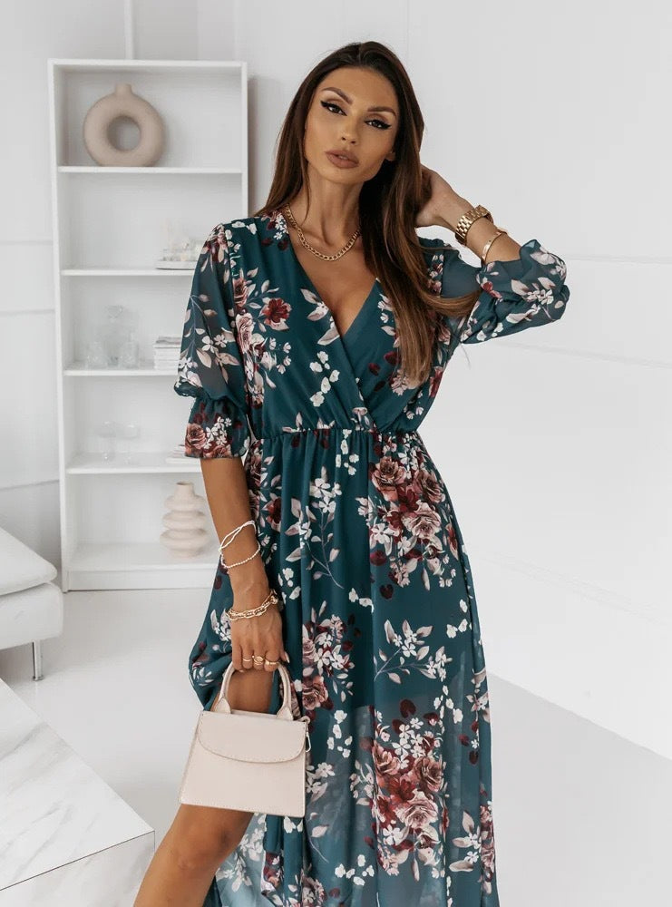 GENEVIEVE | FLODALE Wikkel MAXI JURK