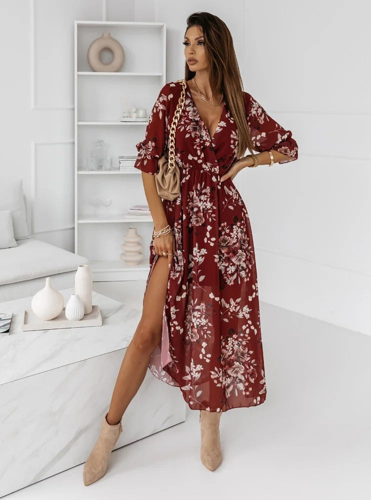 GENEVIEVE | FLODALE Wikkel MAXI JURK