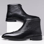 Harrison | Verfijnde Textuur Enkelboots