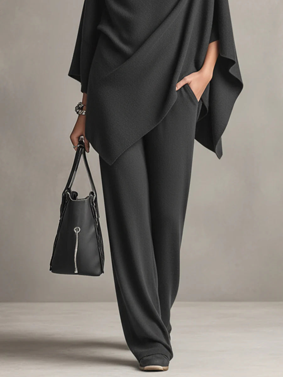 Sarina™ Elegante Drapé Twee-Delige Set