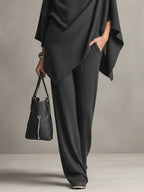 Sarina™ Elegante Drapé Twee-Delige Set