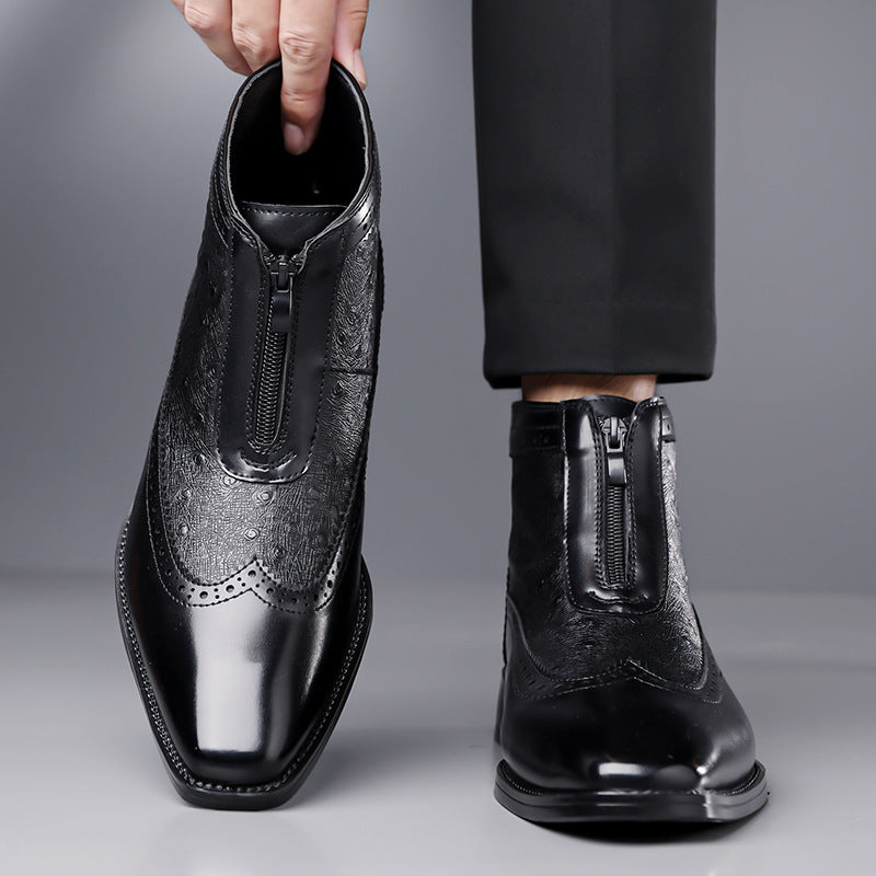 Harrison | Verfijnde Textuur Enkelboots