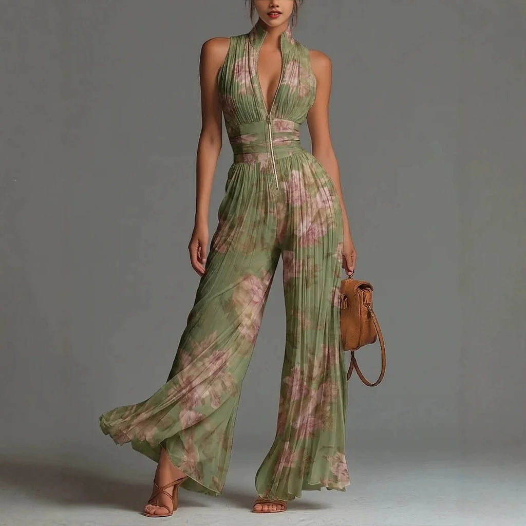 Isbel™ Elegante Bloemen Jumpsuit