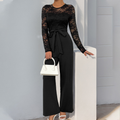 Phyllis™ Kanten Bell Sleeve Jumpsuit