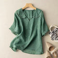MARGARETHE | VINTAGE BLOUSE MET KNOOPDETAIL