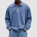 Maxime™ Vintage Lange Mouwen Polo Shirt