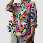 Luna™ Romantische Bloemenprint Blouse