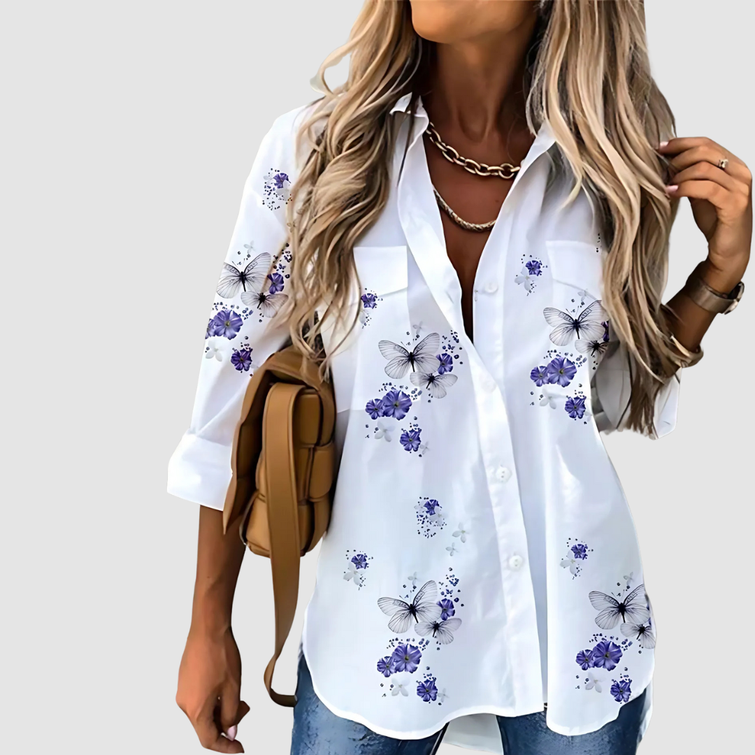 Amy™ Chic ademende blouse