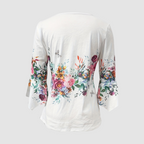 Eva™ Tijdloze ademende bloemenblouse