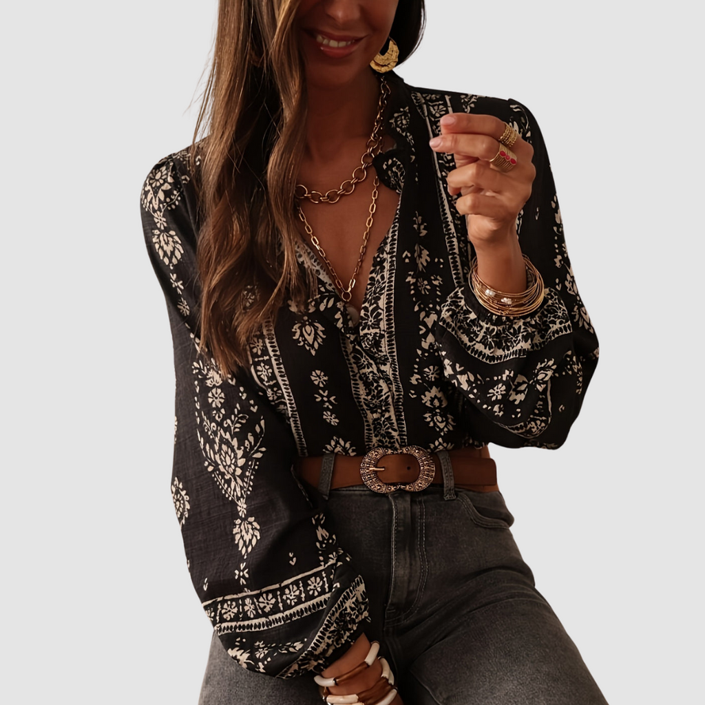 Jessica™ Chic ademende Boho blouse