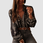 Jessica™ Chic ademende Boho blouse