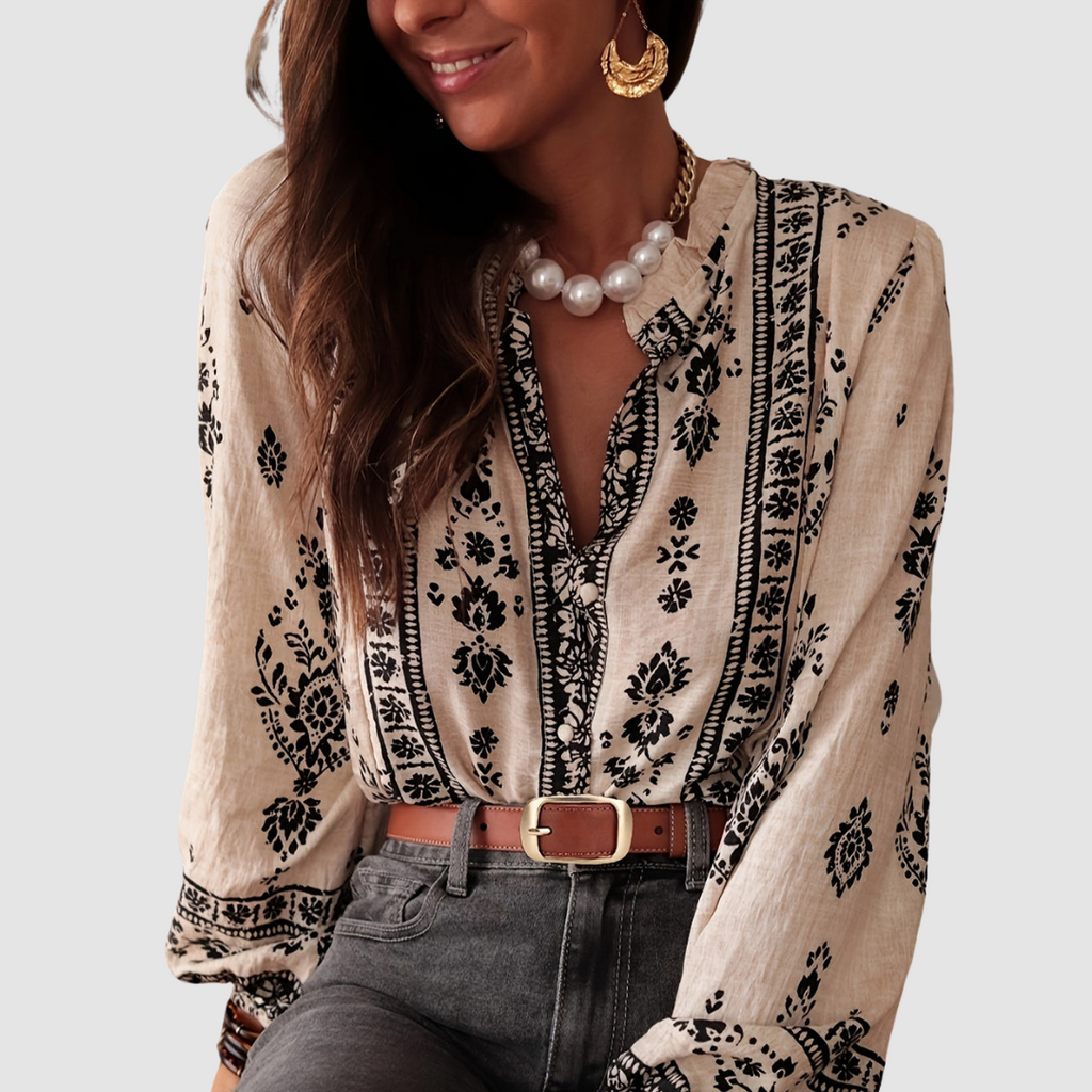 Jessica™ Chic ademende Boho blouse