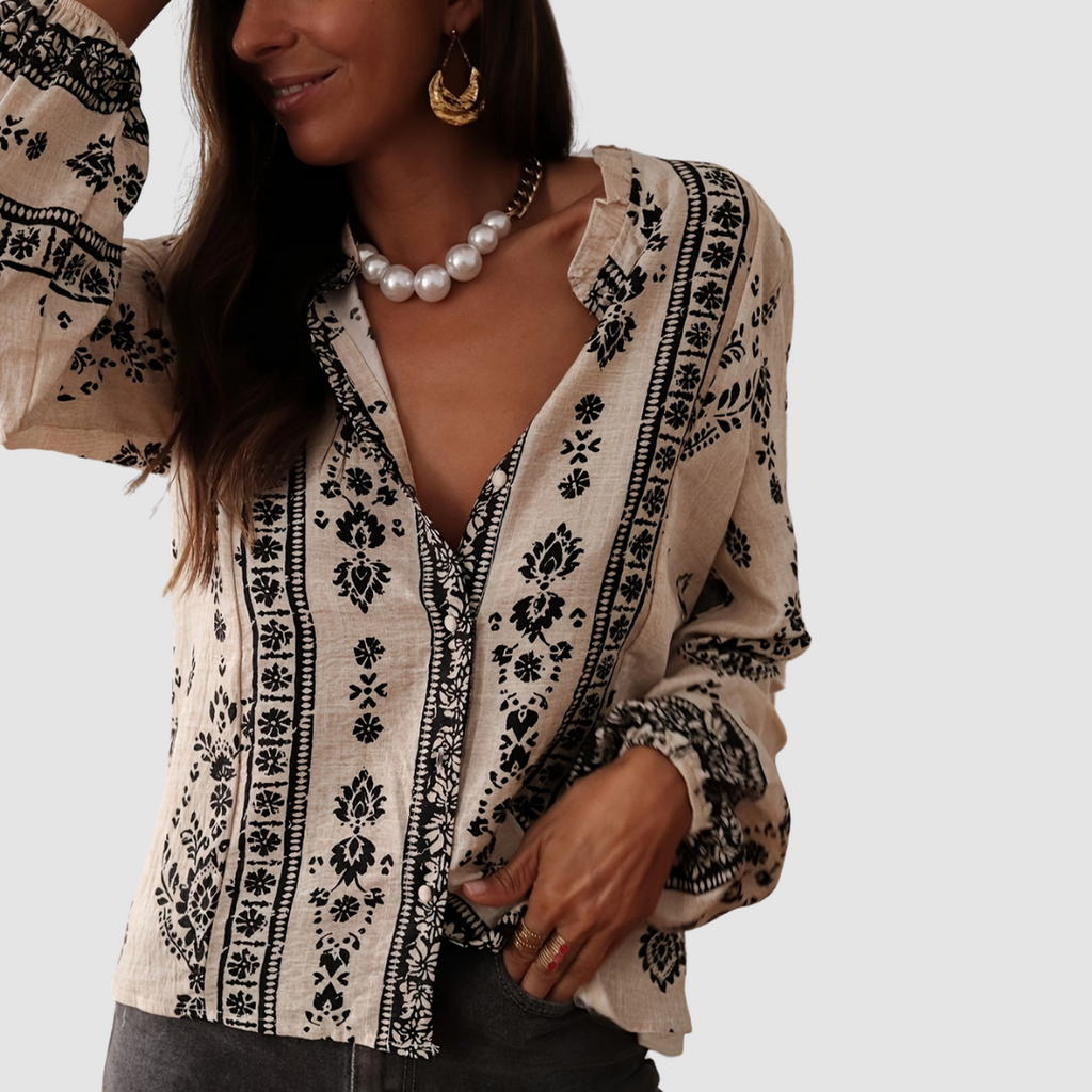 Jessica™ Chic ademende Boho blouse