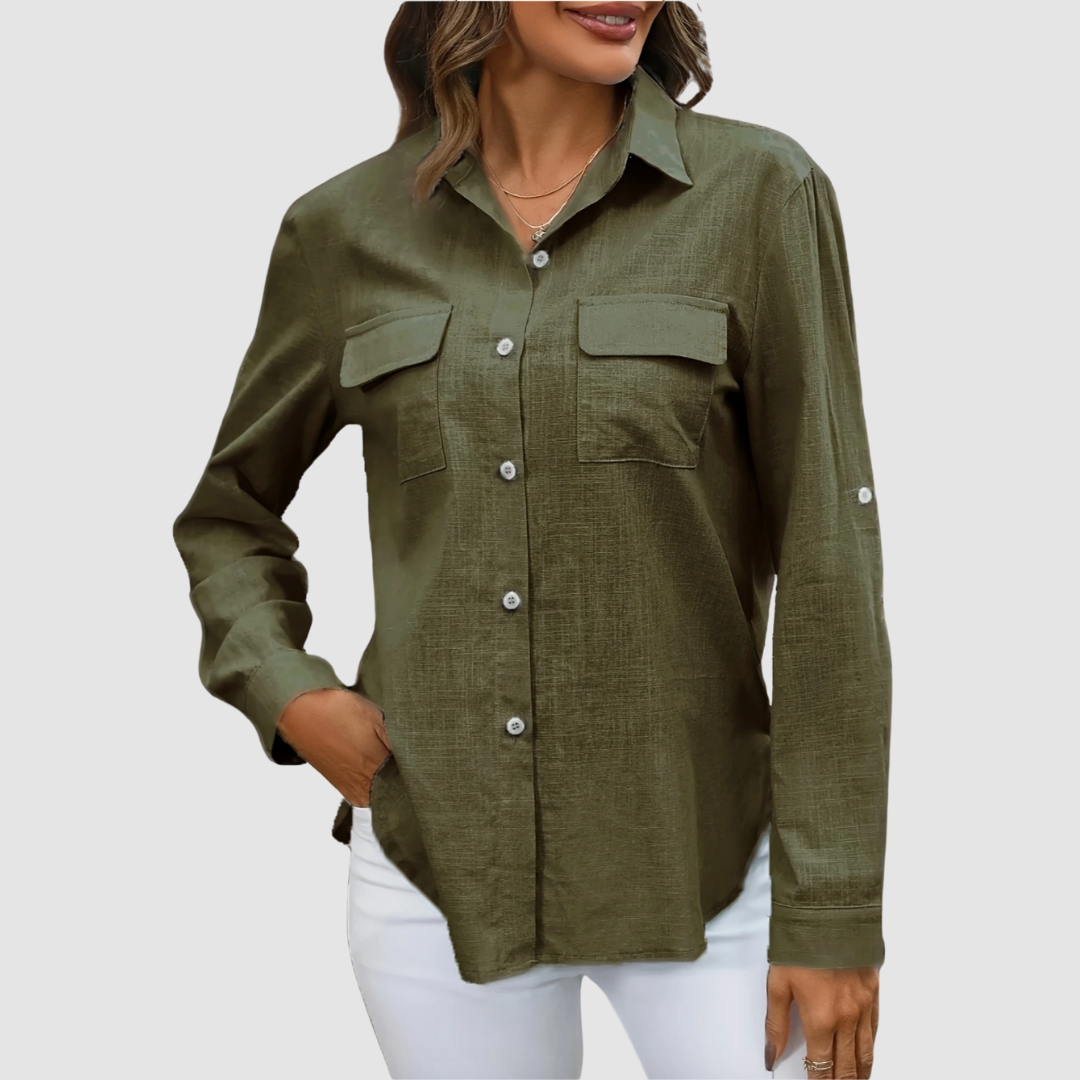 Celest™ Elegante pocketblouse