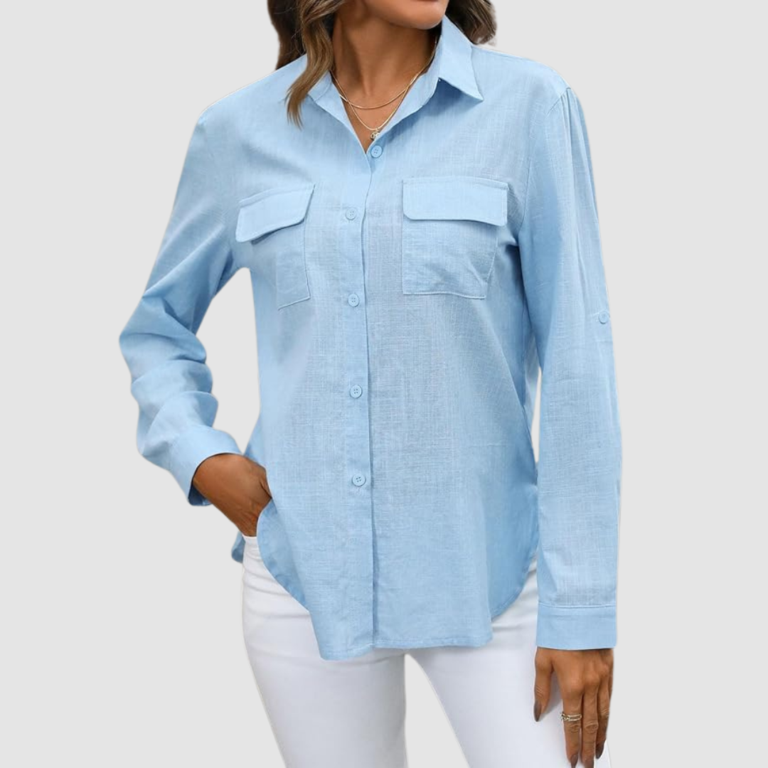 Celest™ Elegante pocketblouse