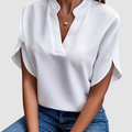 Elain™ Gedrapeerde Blouse