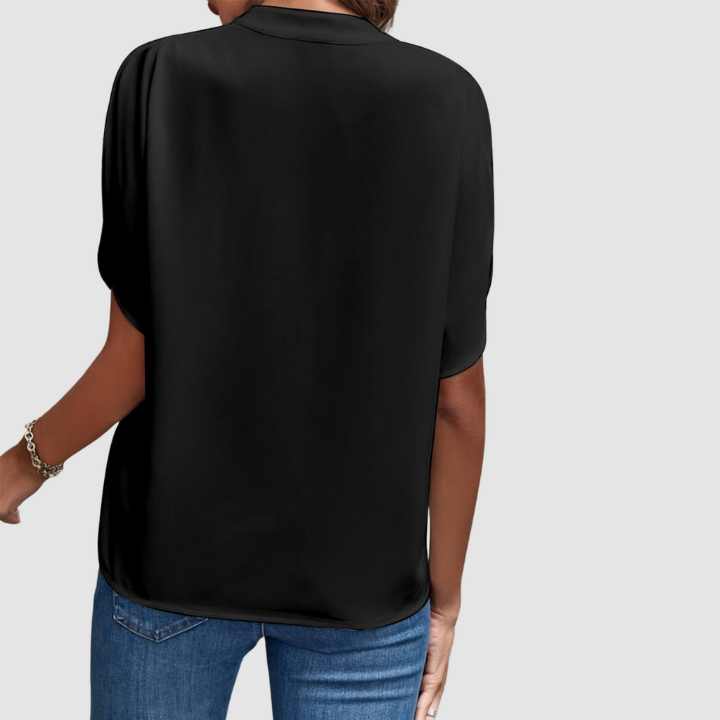 Elain™ Gedrapeerde Blouse