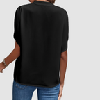 Elain™ Gedrapeerde Blouse