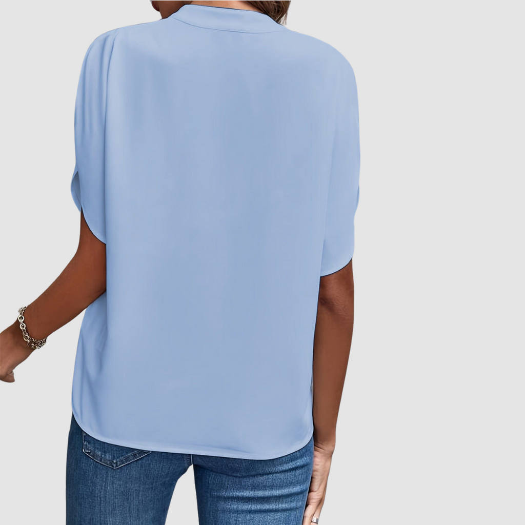 Elain™ Gedrapeerde Blouse