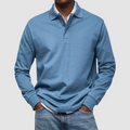 Bradford™ casual poloshirt met lange mouwen