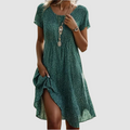 Elena™ Bloemen Zomerjurk