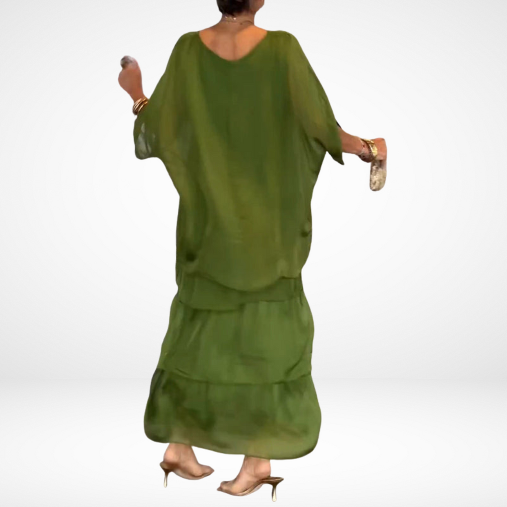 Hylda™ Artistieke Losse Maxi Jurk