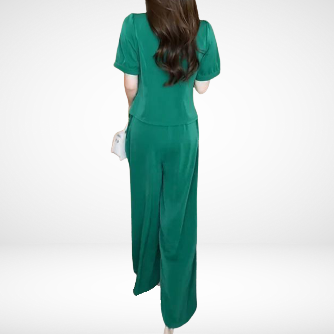 Elsie™ Elegante Korte Mouwen Twee-Delige Set