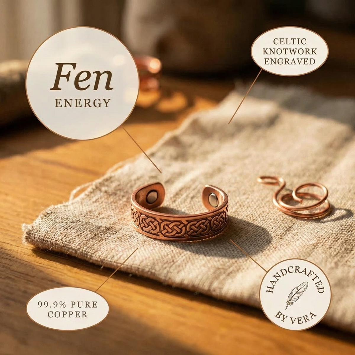 Vera's Fen Koperen Ring