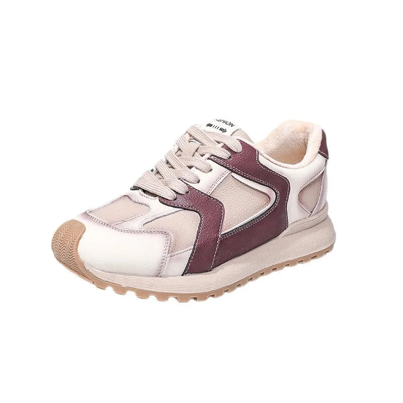 Sneakers Giulia | Retrò in Suède Patchwork