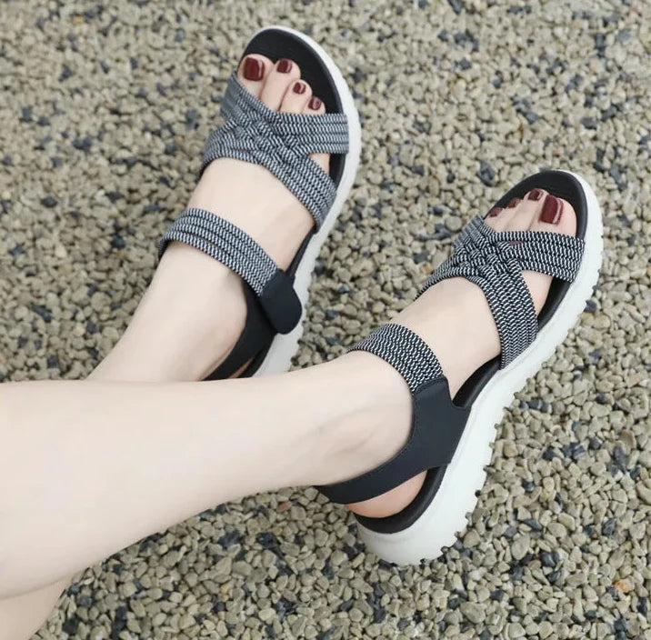 SOPHIA | GEWEVEN RIEM ORTHOPEDISCHE SANDALEN
