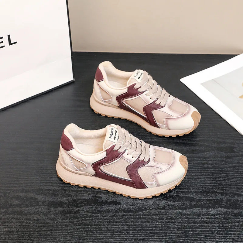 Sneakers Giulia | Retrò in Suède Patchwork