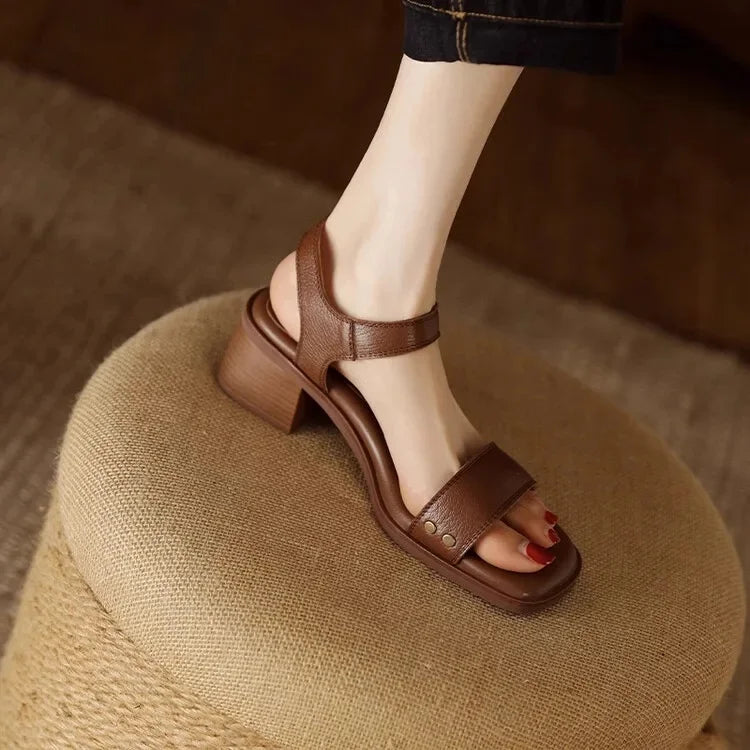 Vallie™ Leren Sandalen
