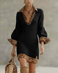 Laurena™ Elegante Luipaard Jurk