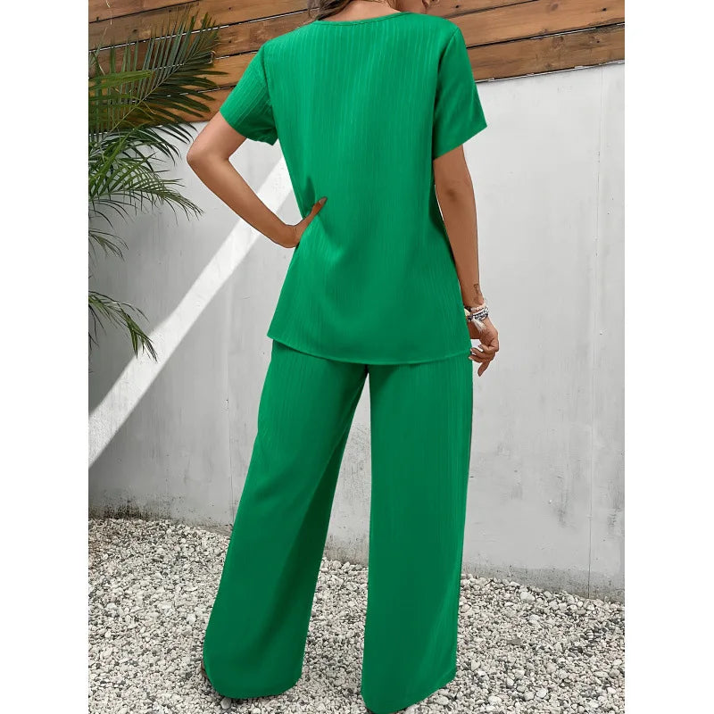 Lorrina™ Elegante Zachte Twee-Piece Set