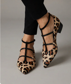 CAROL | HAKSCHOENEN MET LEOPARD STRAP