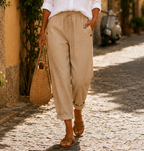 Rosa | Lichte Polyester Broek